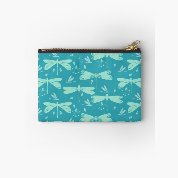 Item preview, Teal Vintage Dragonfly Pattern designed and sold by 22tenDesign.