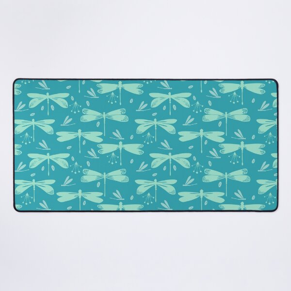 Item preview, Teal Vintage Dragonfly Pattern designed and sold by 22tenDesign.