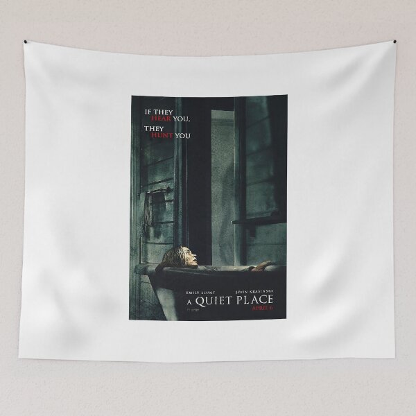 Item preview, A Quiet Place Halloween Horror Movie In A Deserted Area Makes The Character In The Movie Have To Be Very Brave designed and sold by aquietplaceween.