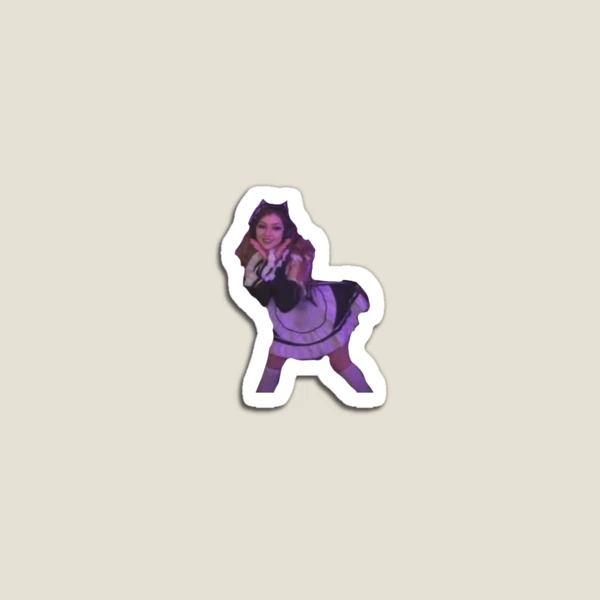 JustAMinx Giggling Hand Over Face Sticker for Sale by