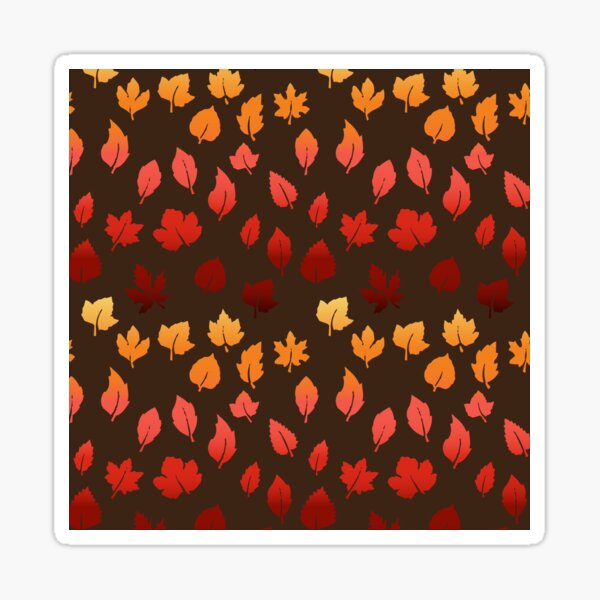 Item preview, Fall Leaves Gradient Autumn Oak designed and sold by QuidnuncDesigns.