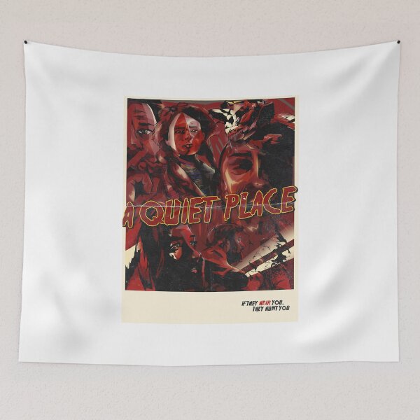 Item preview, A Quiet Place Halloween Vintage Horror Movie In A Deserted Area Makes The Character In The Movie Have To Be Very Brave To Overcome designed and sold by aquietplaceween.