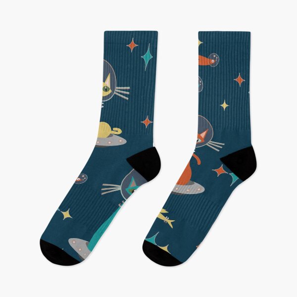 Item preview, Retro Cats in Space designed and sold by 7SistersGraphX.