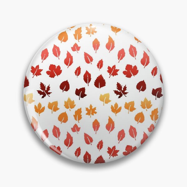 Item preview, Fall Leaves Gradient Autumn Oak White designed and sold by QuidnuncDesigns.