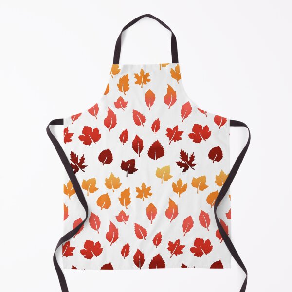 Item preview, Fall Leaves Gradient Autumn Oak White designed and sold by QuidnuncDesigns.