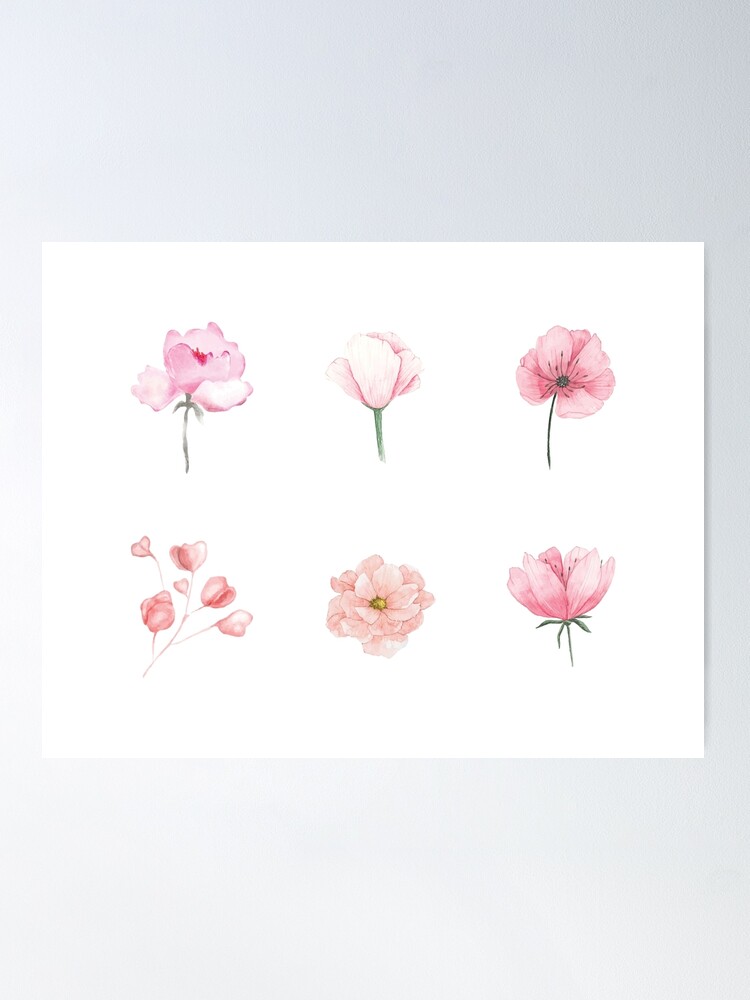 Mauve Daisy Nursery Wall Art, You Are so Loved Print Set of 3, Minimalist  Dusty Pink Wildflower Decor, Boho Floral Scandi Kids PRINTABLE 
