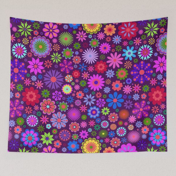 Item preview, Garden Colorful Flowers  designed and sold by CroDesign.
