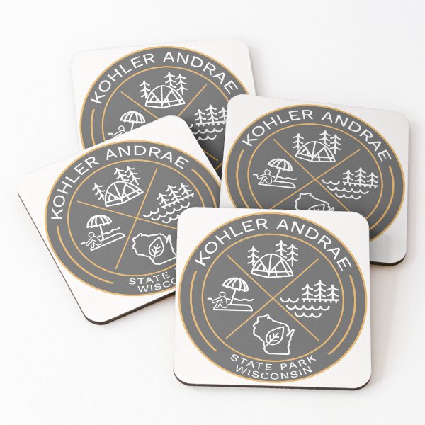 Item preview, Kohler  Andrae State Park Heraldic Logo designed and sold by VanyaKar.