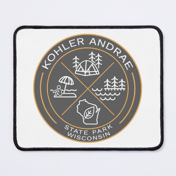 Item preview, Kohler Andrae State Park Heraldic Logo designed and sold by VanyaKar.