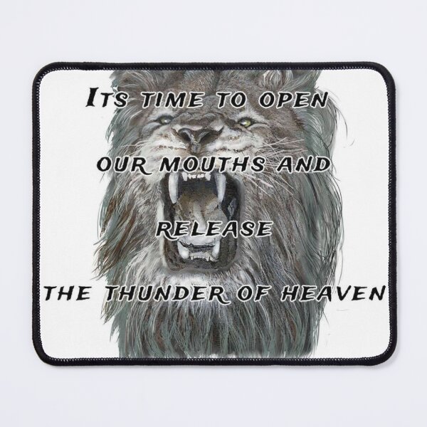 Item preview, The Thunder of Heaven Sticker, Christian Jesus, Christian Prayer designed and sold by BoastInArt.