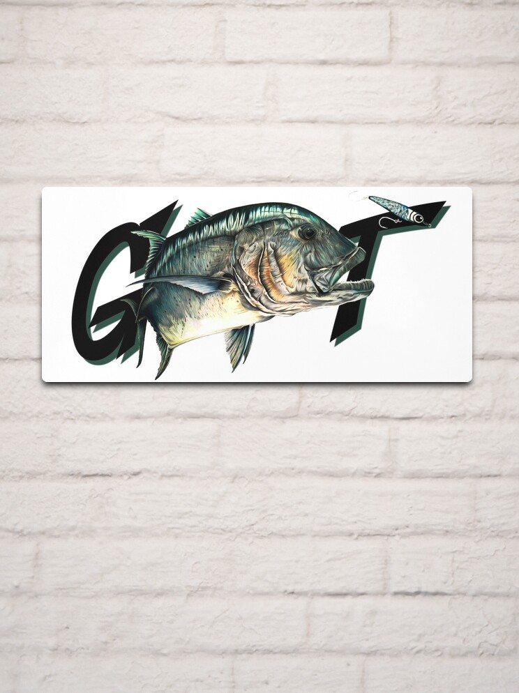 Giant Trevally and stick bait Poster for Sale by Paul Kyriakides