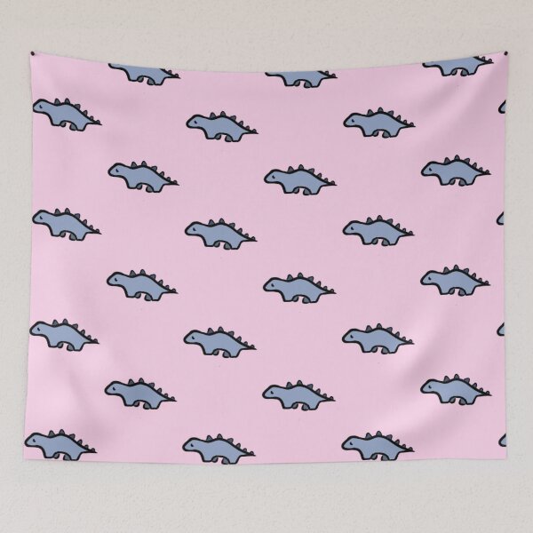 Item preview, pastel blue dinosaur triceratops designed and sold by Addie-w-W.