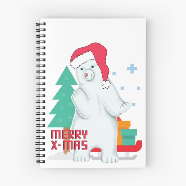 Item preview, Merry Xmas Winter polar bear designed and sold by BeeMeCreative.