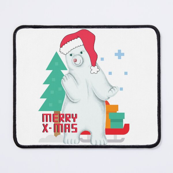 Item preview, Merry Xmas Winter polar bear designed and sold by BeeMeCreative.