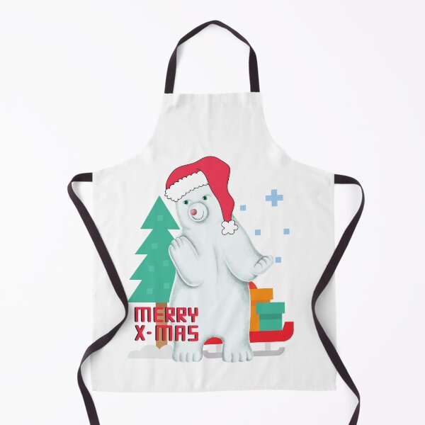Item preview, Merry Xmas Winter polar bear designed and sold by BeeMeCreative.