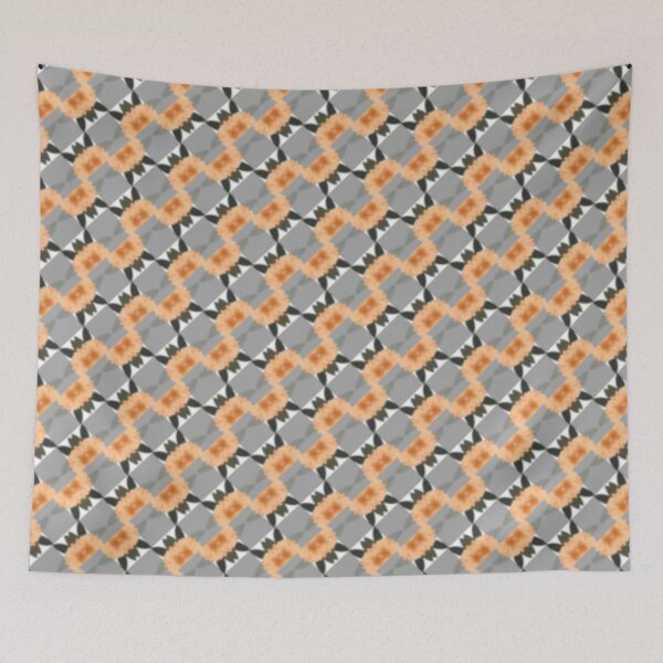 Item preview, peach, black and gray wave designed and sold by ylawler.