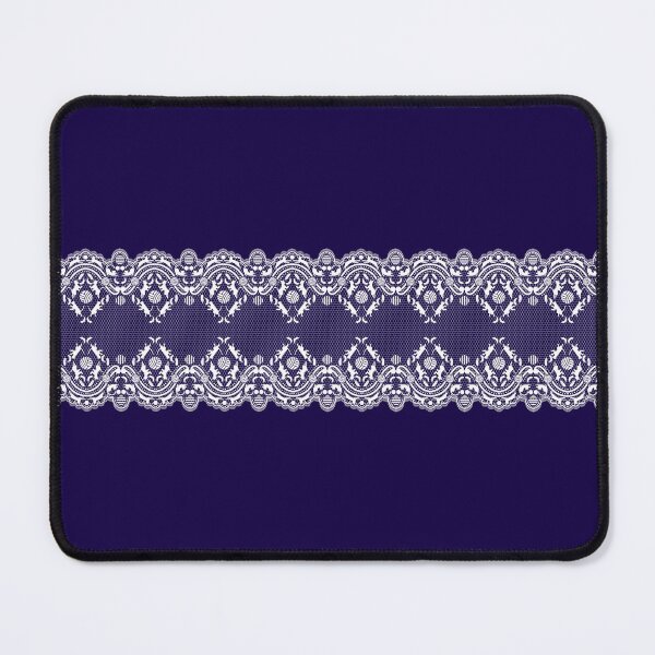 Item preview, Beautiful fine lace with cats playing with feathers and balls of wool with a royal purple background designed and sold by SueKnox.