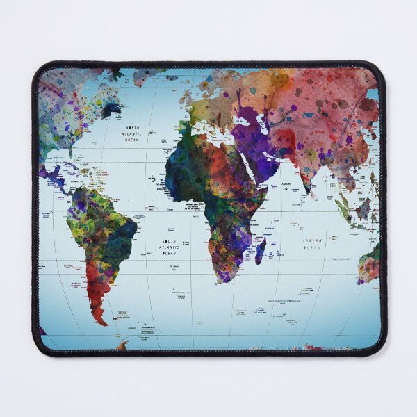 Item preview, map of the world  designed and sold by mark ashkenazi.