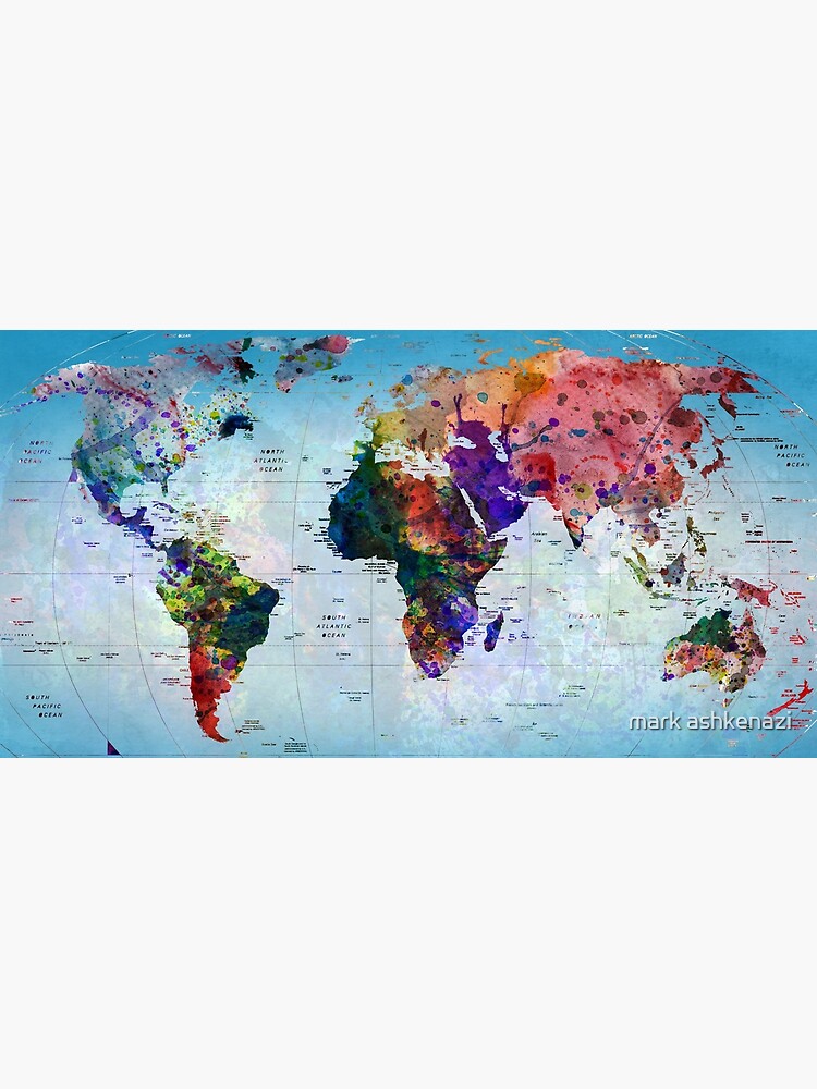 map of the world by motiashkar