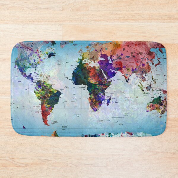 Item preview, map of the world  designed and sold by mark ashkenazi.