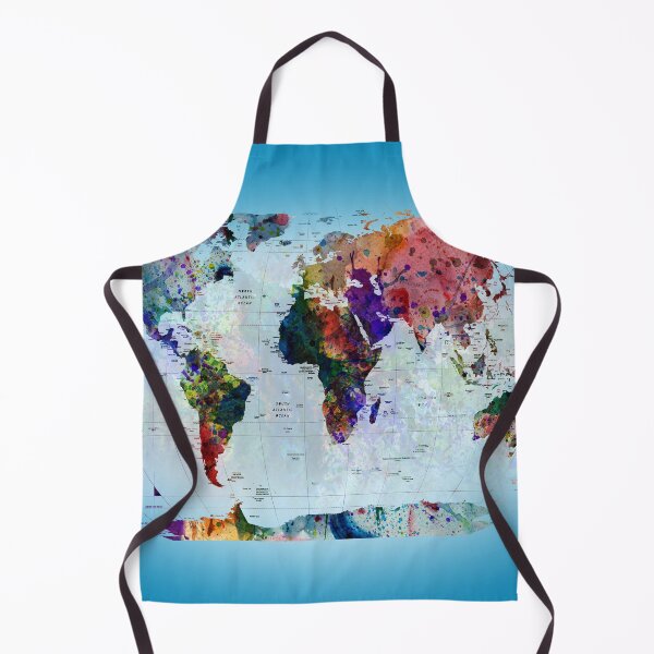 Item preview, map of the world designed and sold by mark ashkenazi.