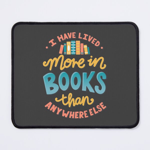 Item preview, Live In Books - Bookish Quote designed and sold by Kit Cronk.