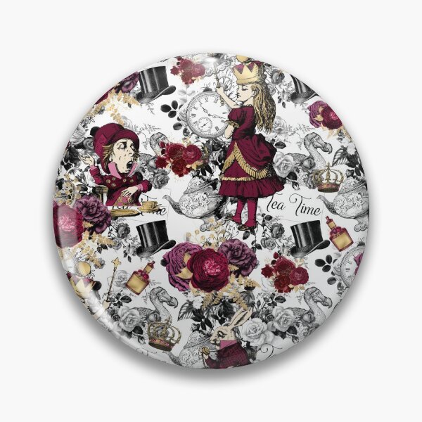 Item preview, Vintage Alice in Wonderland Tea Collage designed and sold by TheArtfulOwl.