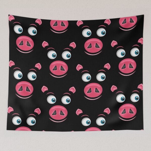 Item preview, Funny Halloween Pig Face Costume Cute Pig designed and sold by Nguyenhaithanh.