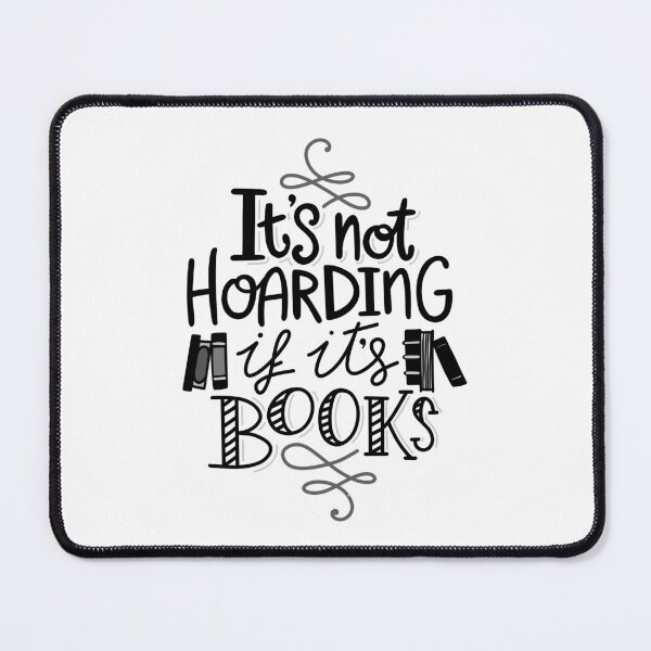 Item preview, Acaparamiento de libros blanco y negro designed and sold by Kit Cronk.