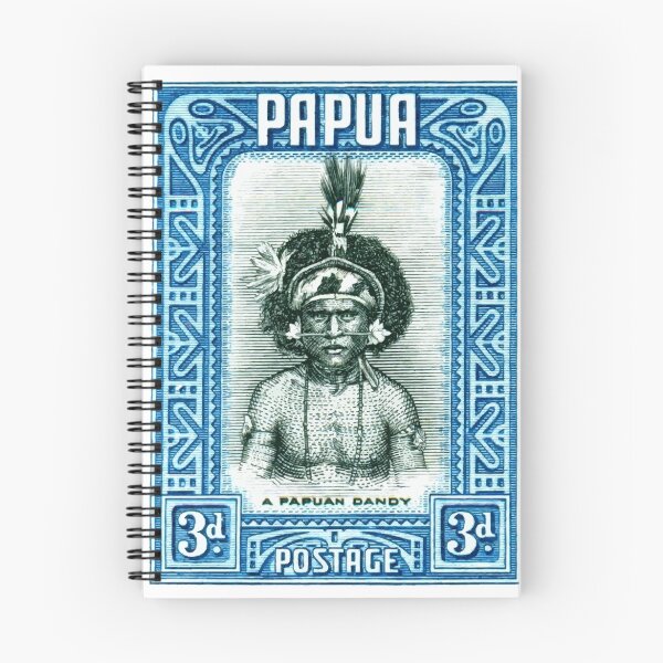 Item preview,  1932 Papua New Guinea Native Dandy Postage Stamp designed and sold by retrographics.