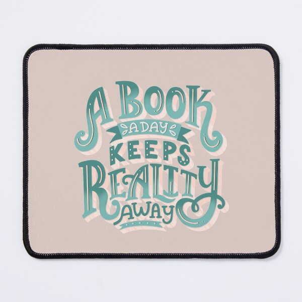 Item preview, Book A Day Keeps Reality Away designed and sold by Kit Cronk.