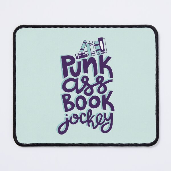 Item preview, Punk Book Jockey Librarian Funny Design designed and sold by Kit Cronk.