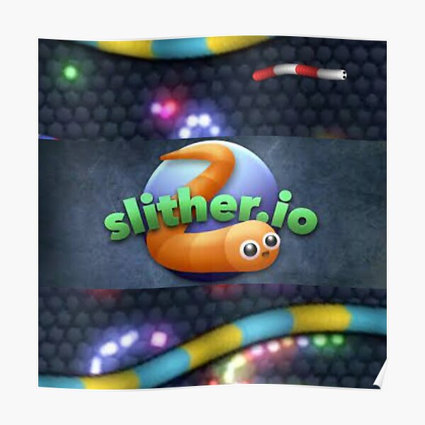 Slither.io video game Poster for Sale by miliosfranc