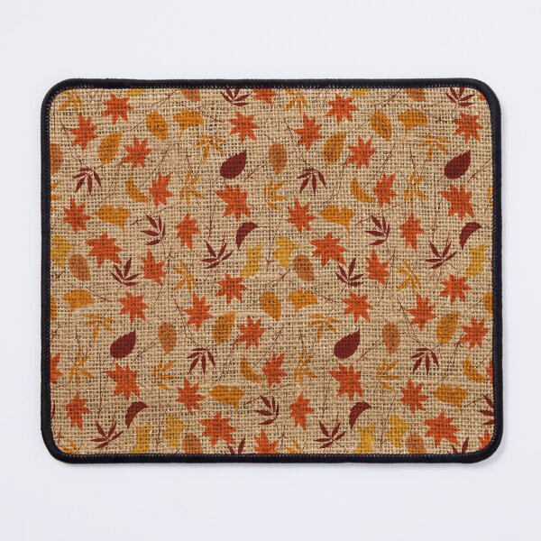Item preview, Colorful Autumn Leaves Pattern On Burlap designed and sold by LashCreations.