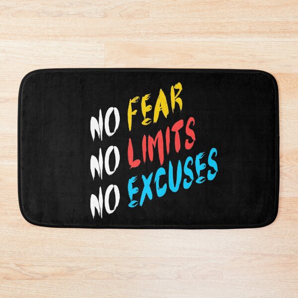 Item preview, No fear No Limits No Excuses  designed and sold by Aleksey888.