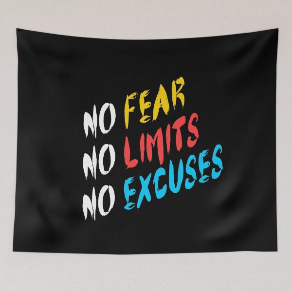 Item preview, No fear No Limits No Excuses  designed and sold by Aleksey888.