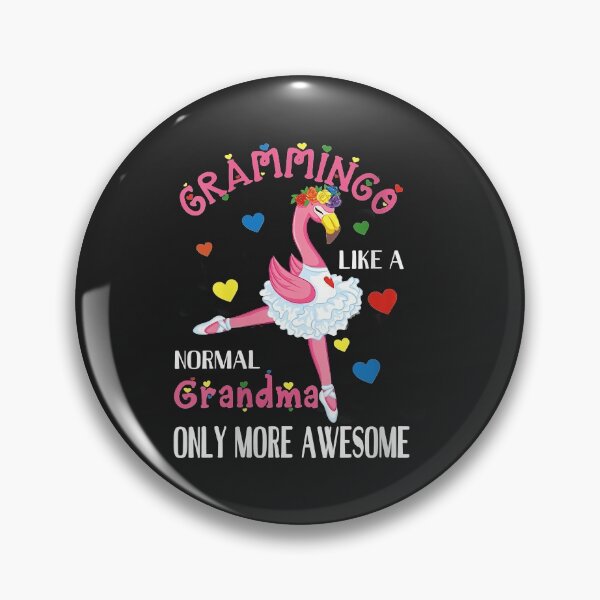 Item preview, Womens Grammingo Like A Normal Grandma Only More Flamingo Ballet  designed and sold by selmacarolg.
