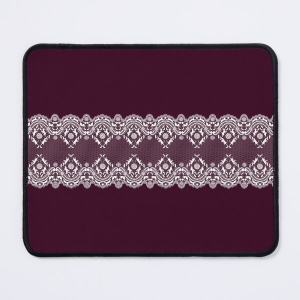 Item preview, Beautiful fine lace with cats playing with feathers and balls of wool with a wine background designed and sold by SueKnox.