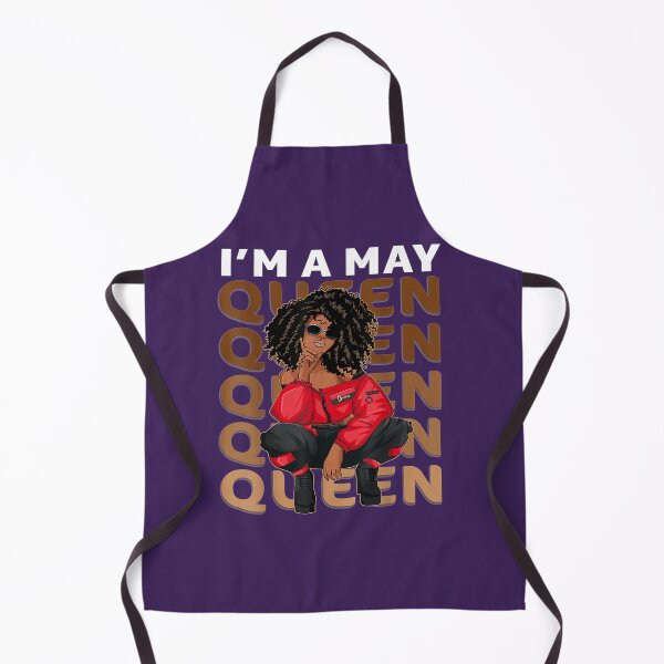 Item preview, Afro Melanin Black Women I'm A May Queen Birthday Gift designed and sold by SaltyFNG.