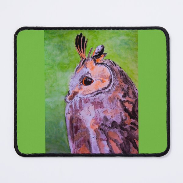 Item preview, Long-Eared Owl Watercolor designed and sold by TurnipWilson.