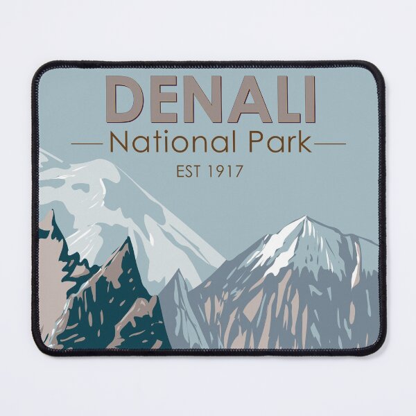 Item preview, Denali National Park Alaska Mount Hunter Vintage designed and sold by KrisSidDesigns.