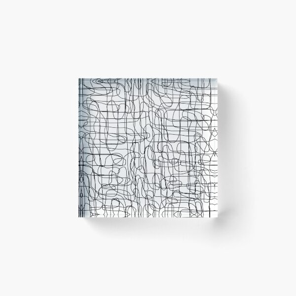 Artikelvorschau, Überlappendes Squiggly Line Doodle entworfen und verkauft von Miranda Benson.