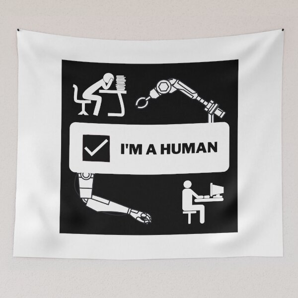 Item preview, I'm a Human designed and sold by DuqueJ.