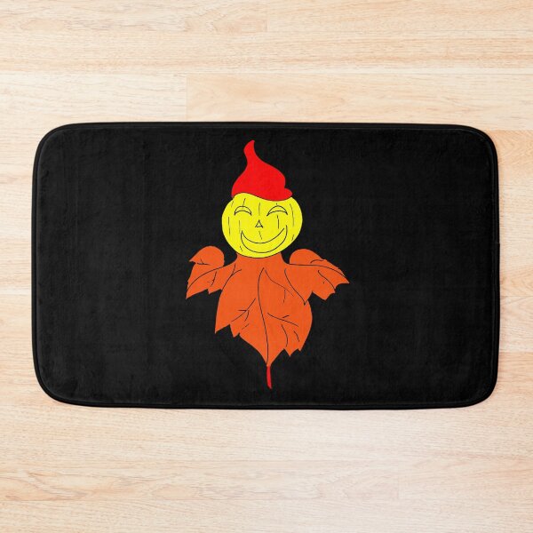 Item preview, Halloween Scarecrow With Pumpkin Head and Autumn Leave designed and sold by Artstastic.