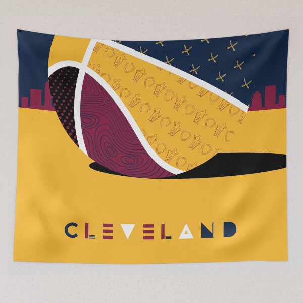 Item preview, Cleveland Ohio NBA Fan Art designed and sold by jkahindo.