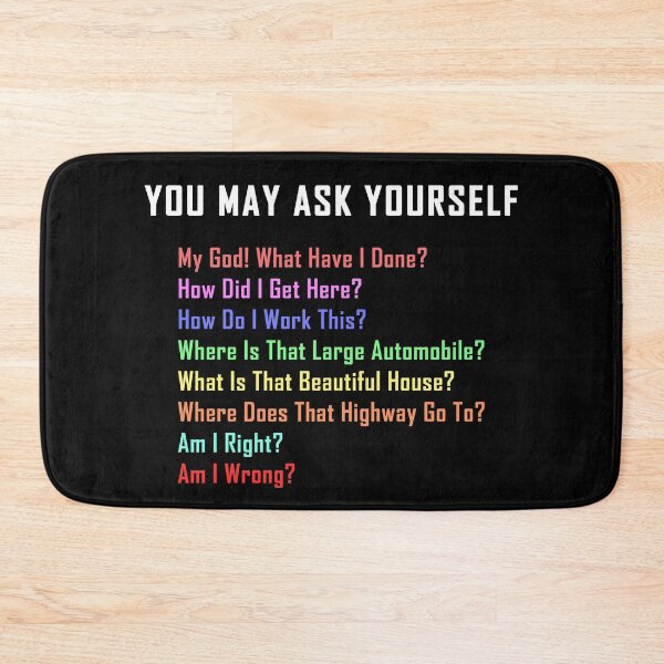Item preview, You May Ask Yourself designed and sold by Love-arttt.