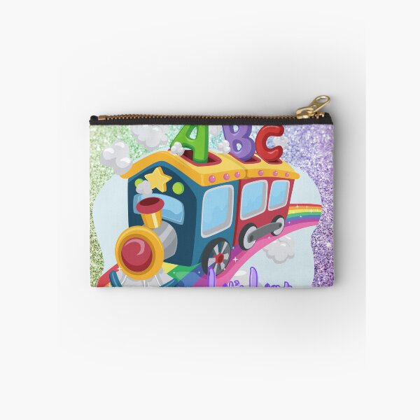 Item preview, Rainbow Sparkle Glitter Gold Star Choo Choo Train - Let's Learn - ABC's designed and sold by Palm-Pineapple.