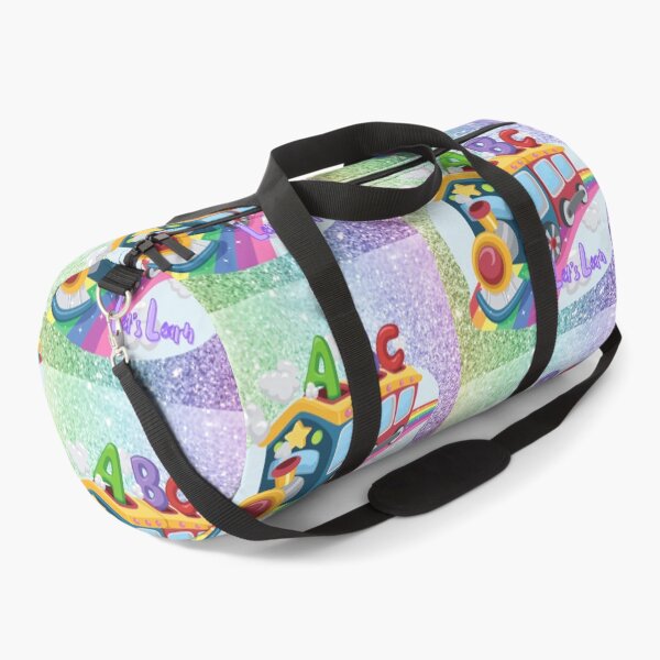 Item preview, Rainbow Sparkle Glitter Gold Star Choo Choo Train - Let's Learn - ABC's designed and sold by Palm-Pineapple.