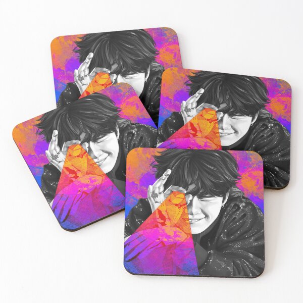 Item preview, Colorful BTS Suga Digital Painting designed and sold by csketchbook.