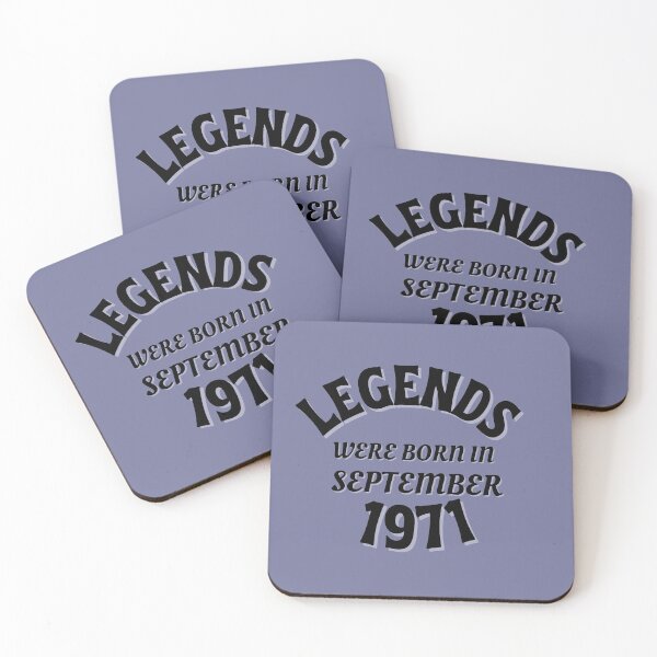 Item preview, Legends Were Born in September 1971 A Great Birthday Gift What to Buy When You Don't Know What to give designed and sold by NelleD.